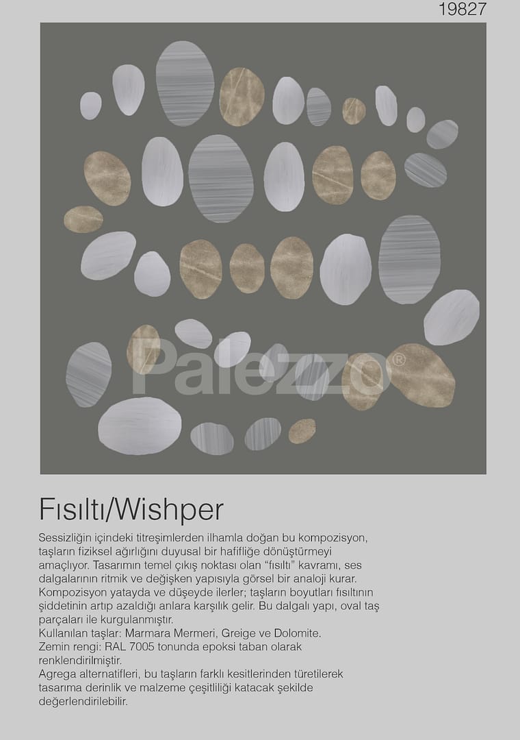 Fısıltı/Whisper - Palezzo Tasarımı Öğrenci Desen Yarışması 1. Aşama