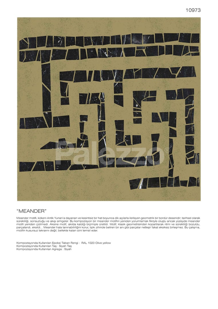 Meander - Palezzo Tasarımı Öğrenci Desen Yarışması Sonuçları - 1. (Birincilik)