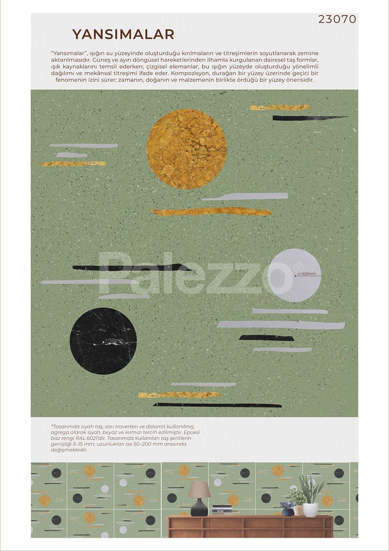 Yansımalar - Palezzo Tasarımı Öğrenci Desen Yarışması Sonuçları - 2. (İkincilik)