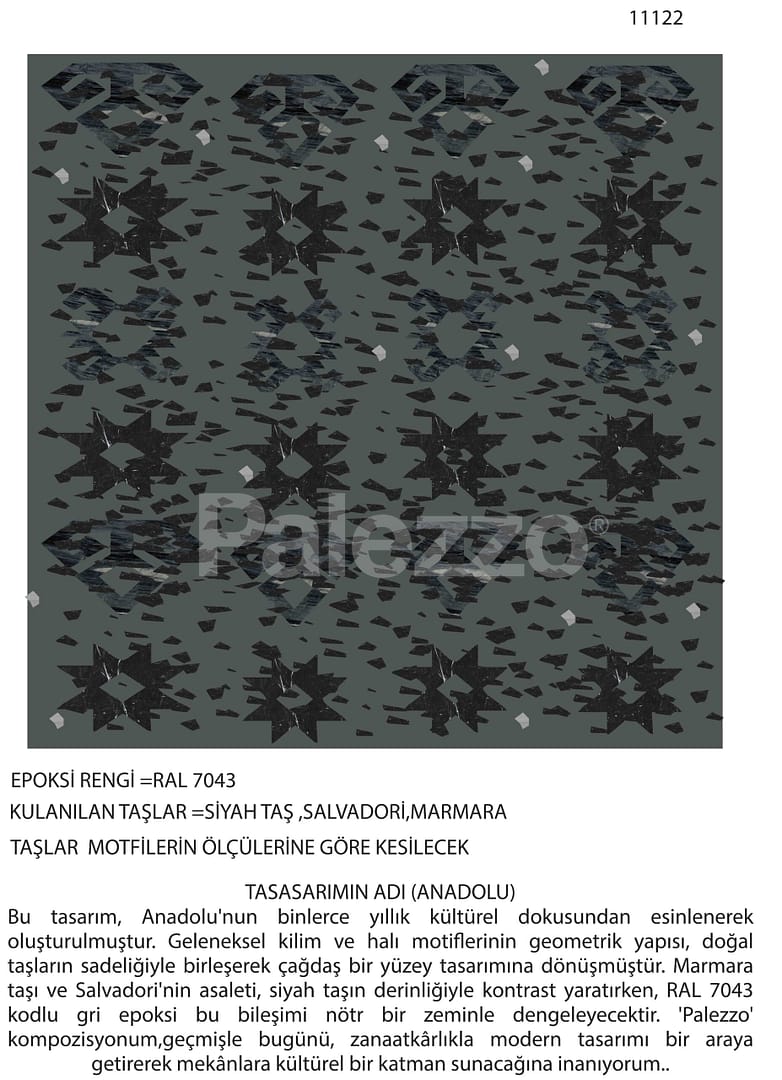 Anadolu - Palezzo Tasarımı Öğrenci Desen Yarışması Sonuçları - Jüri Özel Ödülü