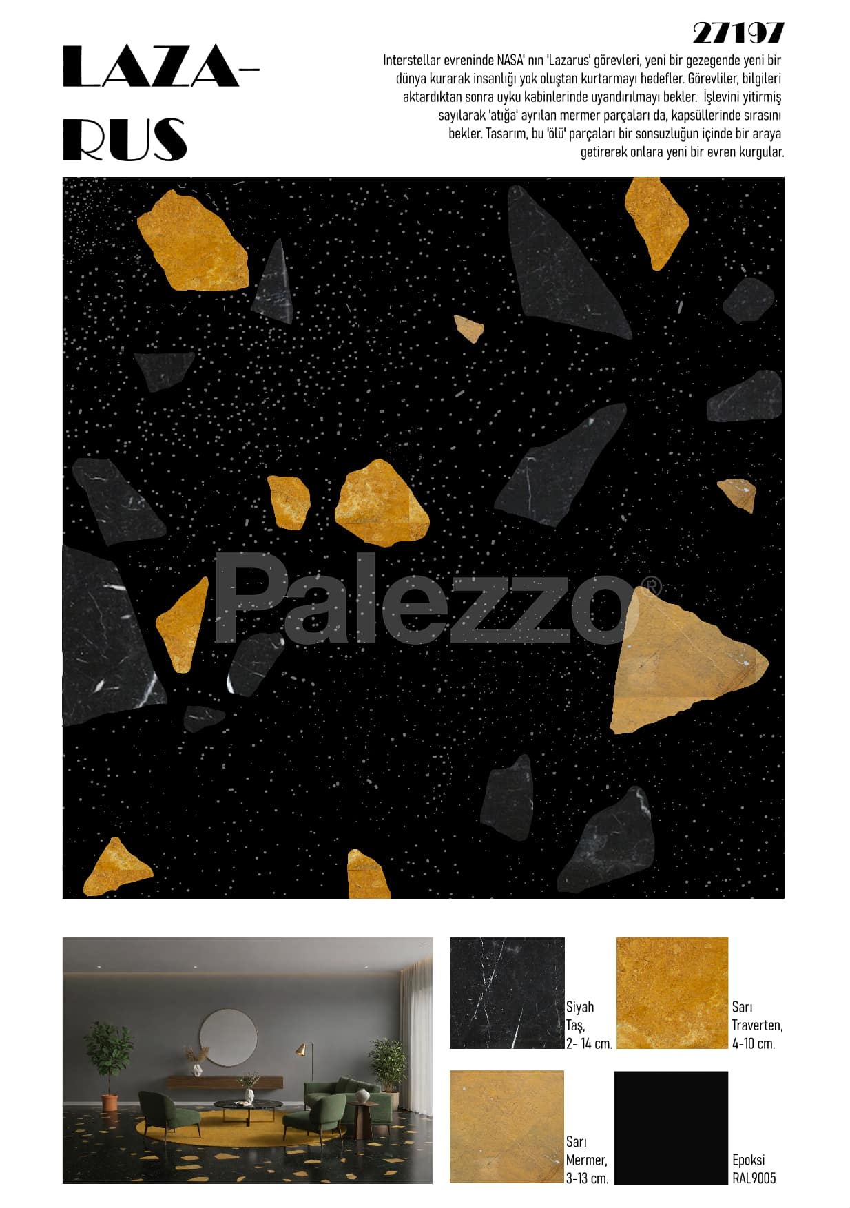 Lazarus - Palezzo Tasarımı Öğrenci Desen Yarışması 1. Aşama
