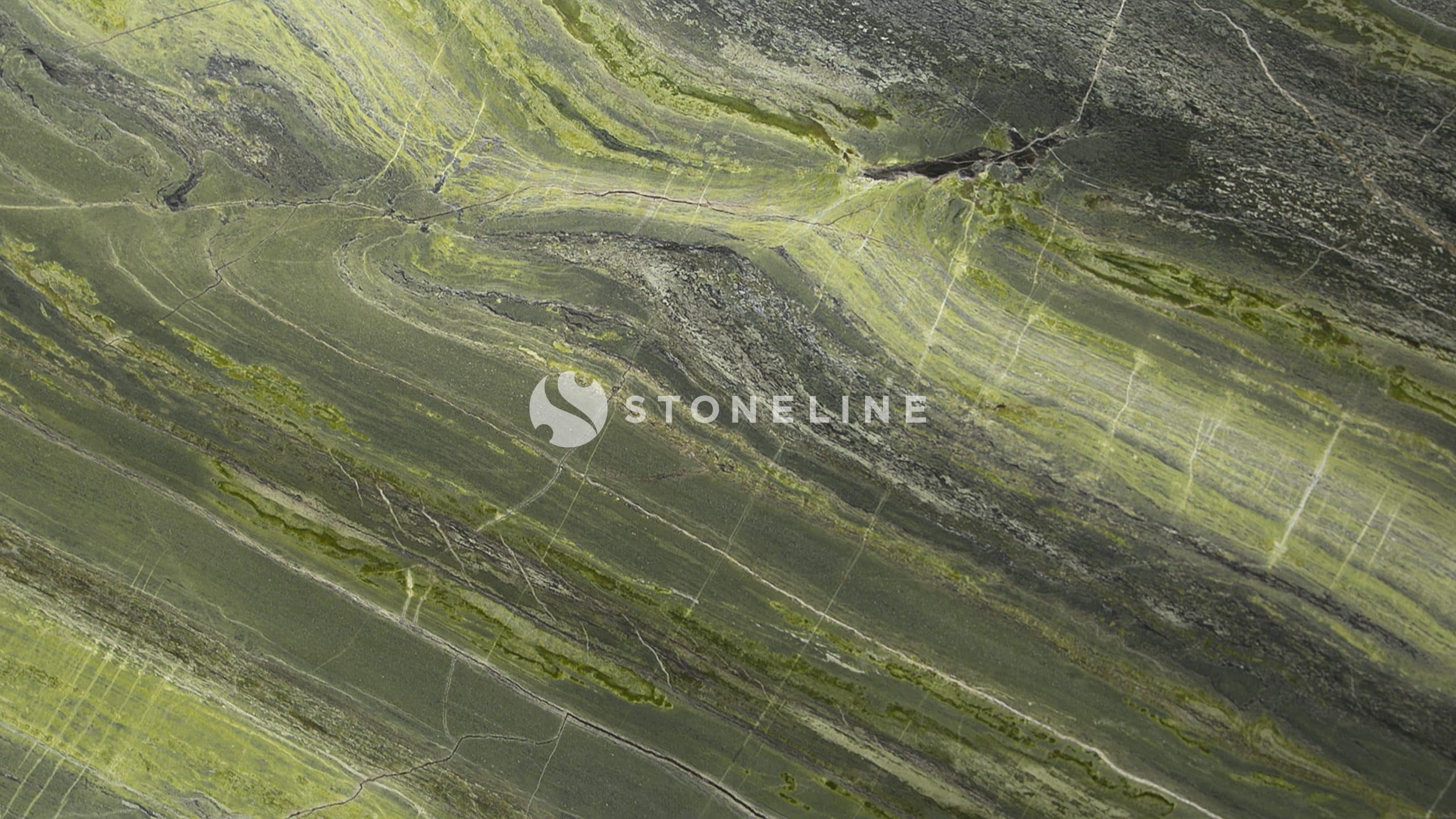 Green marble texture with natural patterns