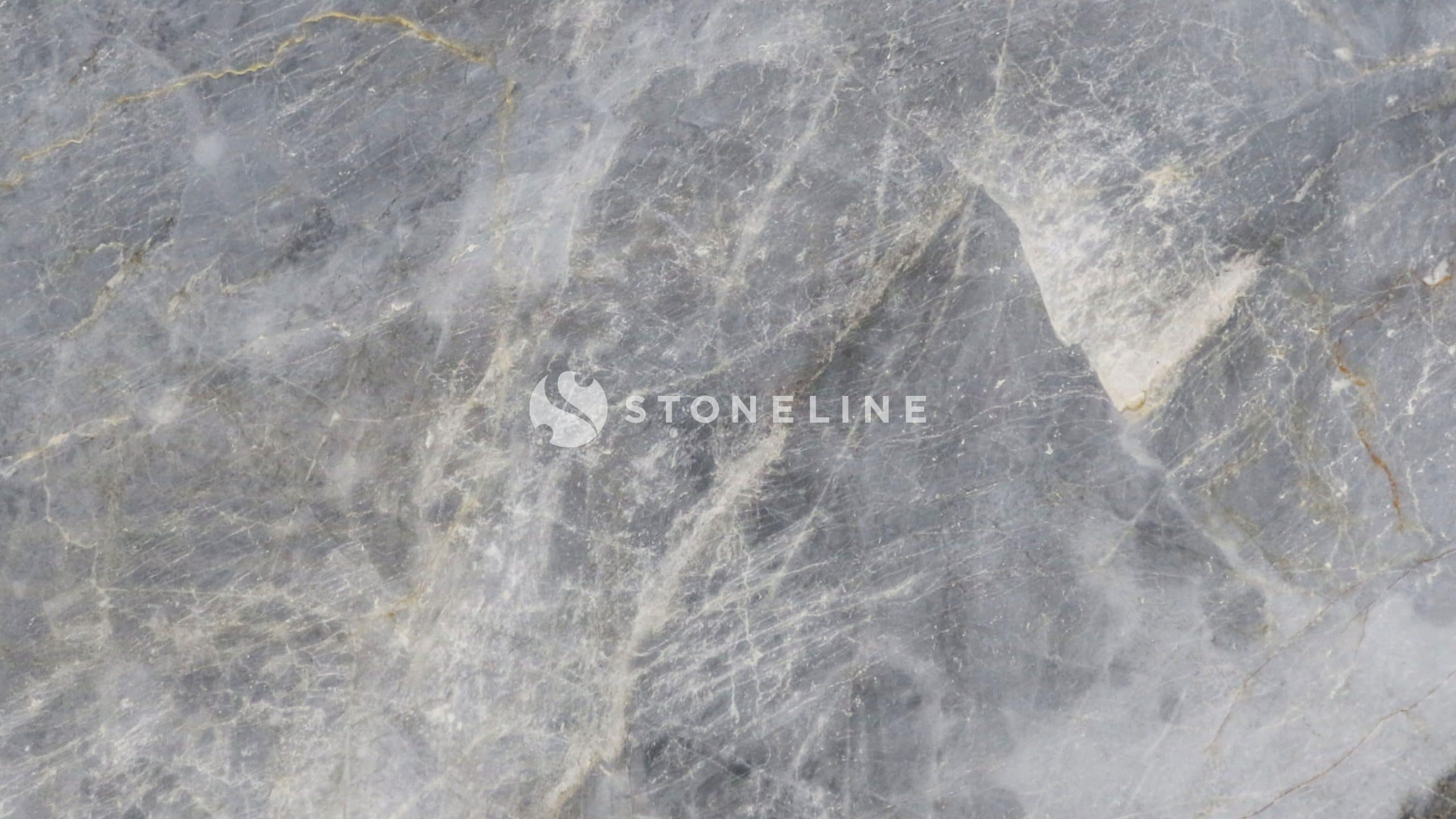 Close-up of gray marble texture with veins