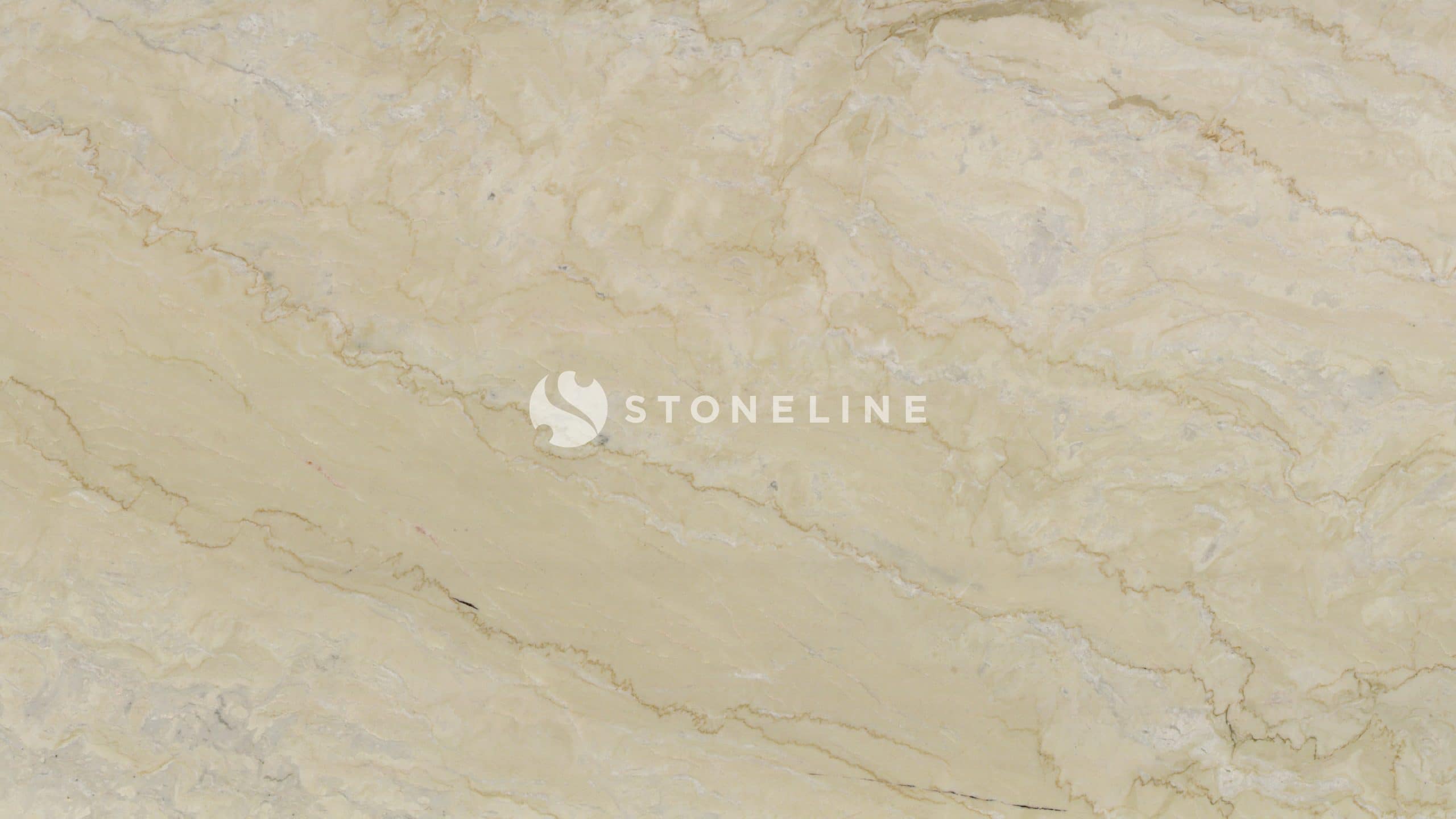 Creamy marble texture with wavy patterns.