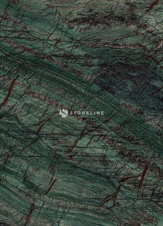 Green marble texture with dark veins