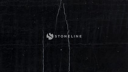 Black marble texture with white veins