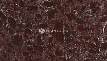 Close-up of dark red marble texture