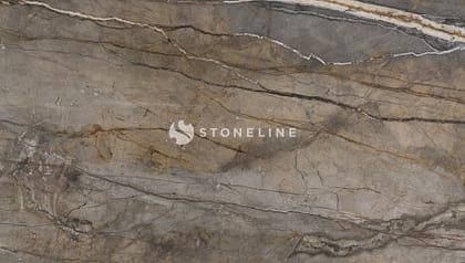 Close-up of textured marble surface with veins.