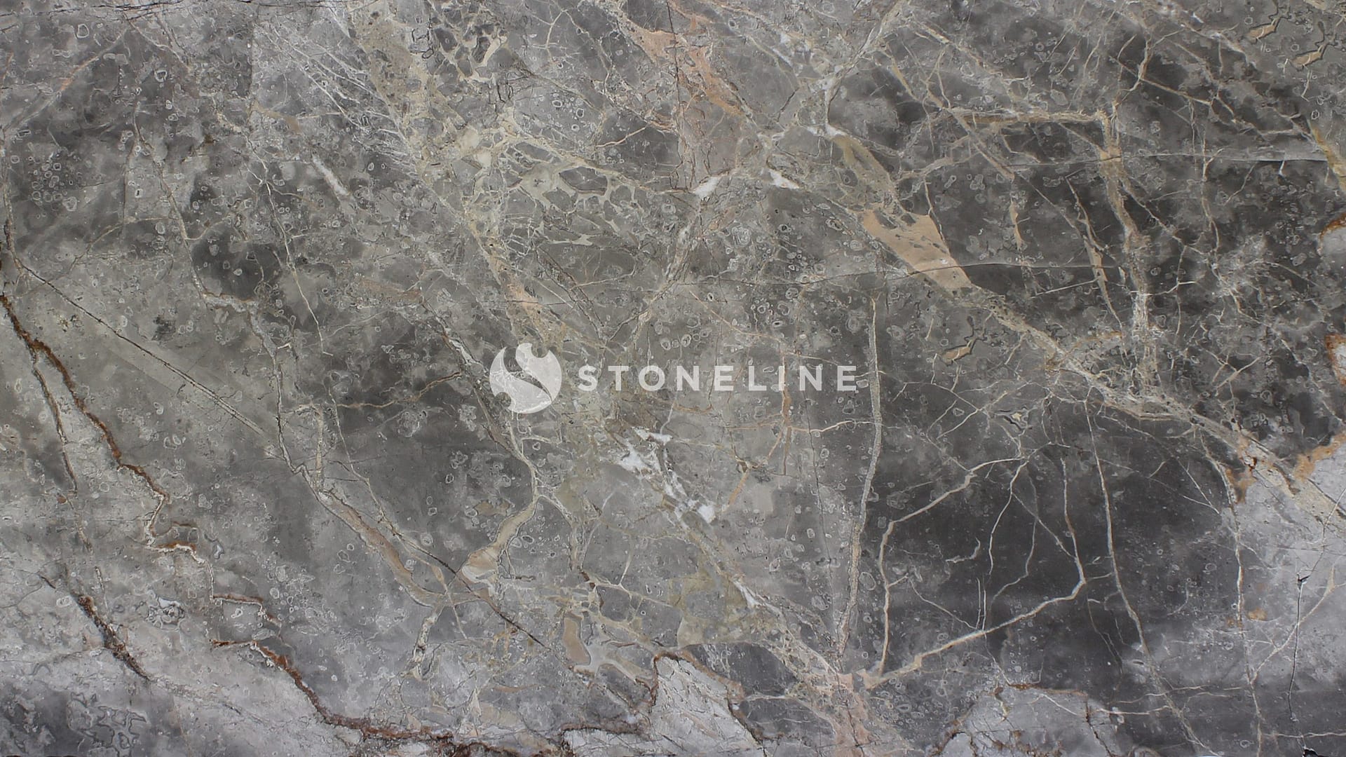 Dark gray marble stone texture with natural patterns.