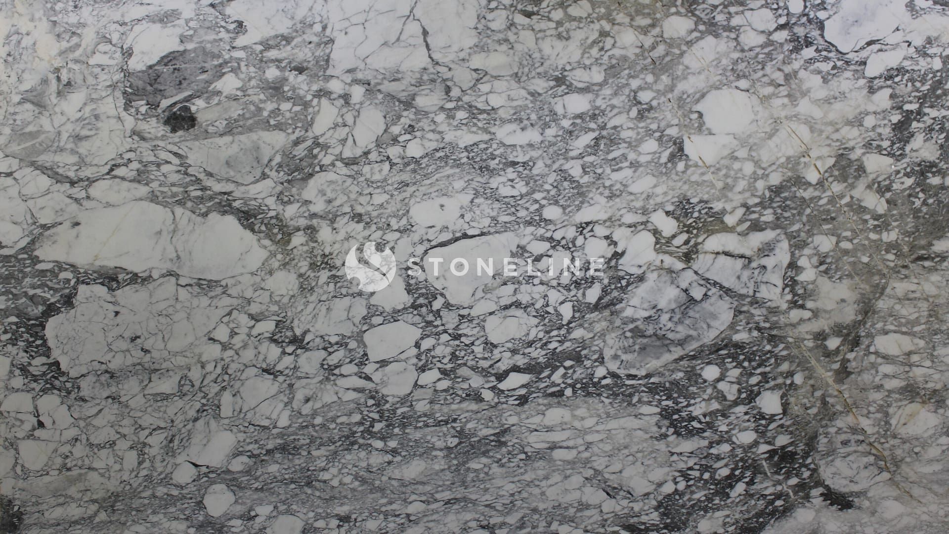 Closeup of gray and white marble texture