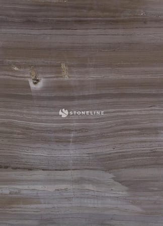 Brown marble slab with horizontal lines