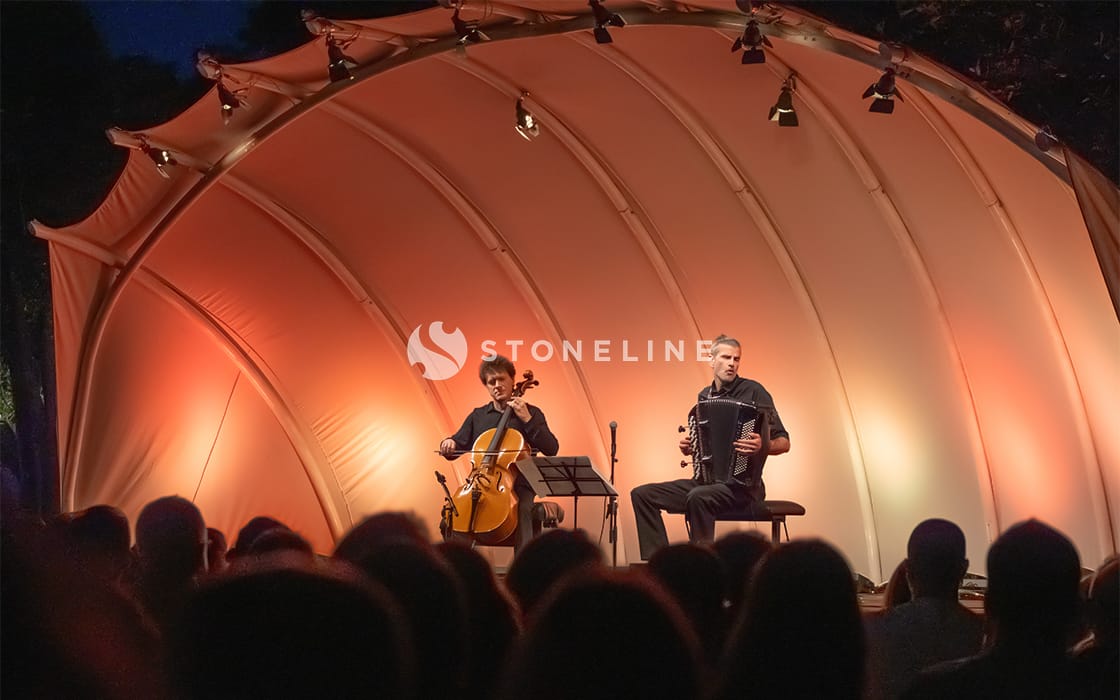 Beyond Borders: Salque & Peirani in Concert with Stoneline