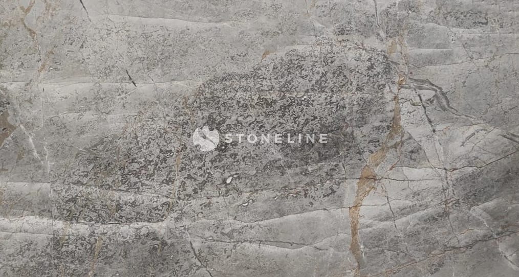 Gray marble texture with natural veins.