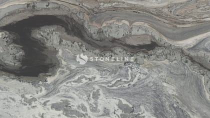 Gray and white marble texture with swirls.