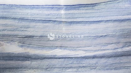 Blue and white marble texture with wavy patterns.