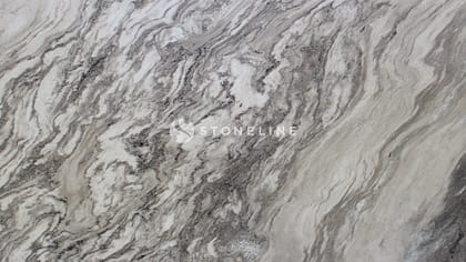 White and gray marble texture close-up