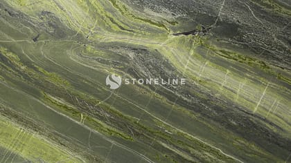Green marble texture with natural patterns