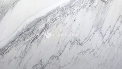 White marble with gray veins texture.