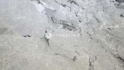 Close-up of light gray marble surface