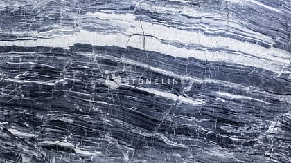 Gray and white marble texture with veins.