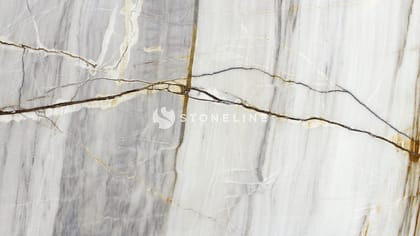 Close-up of cracked marble texture and patterns
