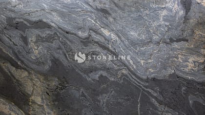 Close-up of dark, textured marble surface