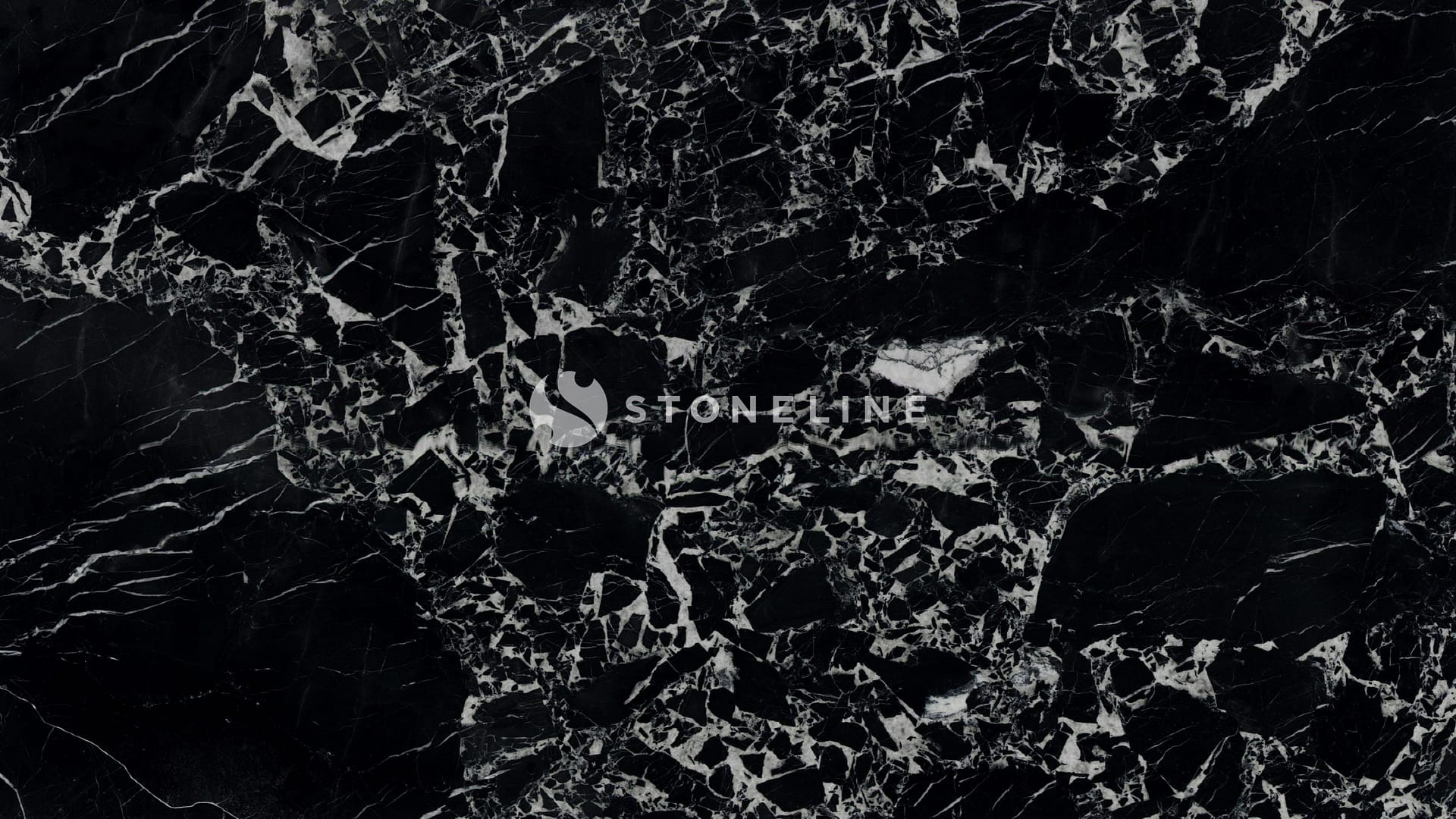 Black marble with white veins texture