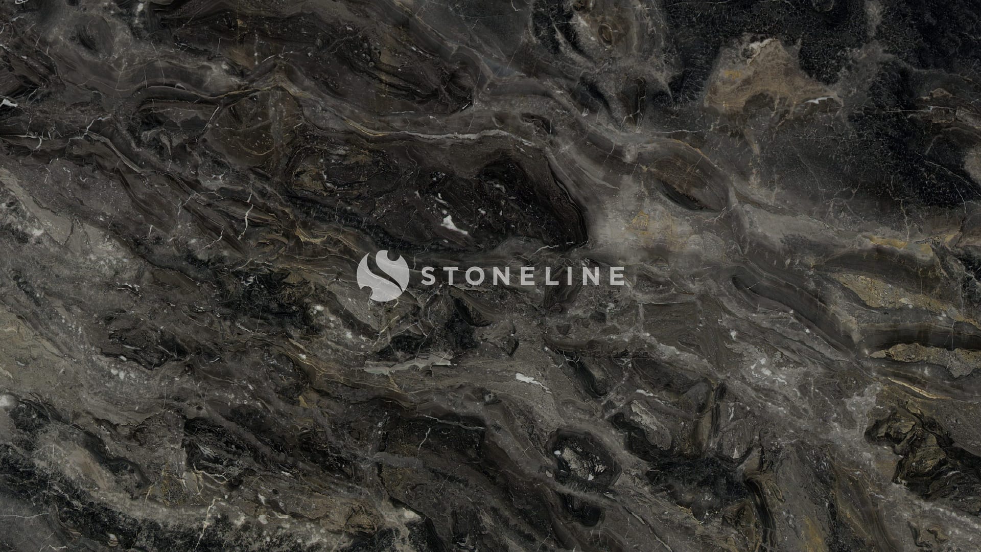 Dark marble texture with natural patterns