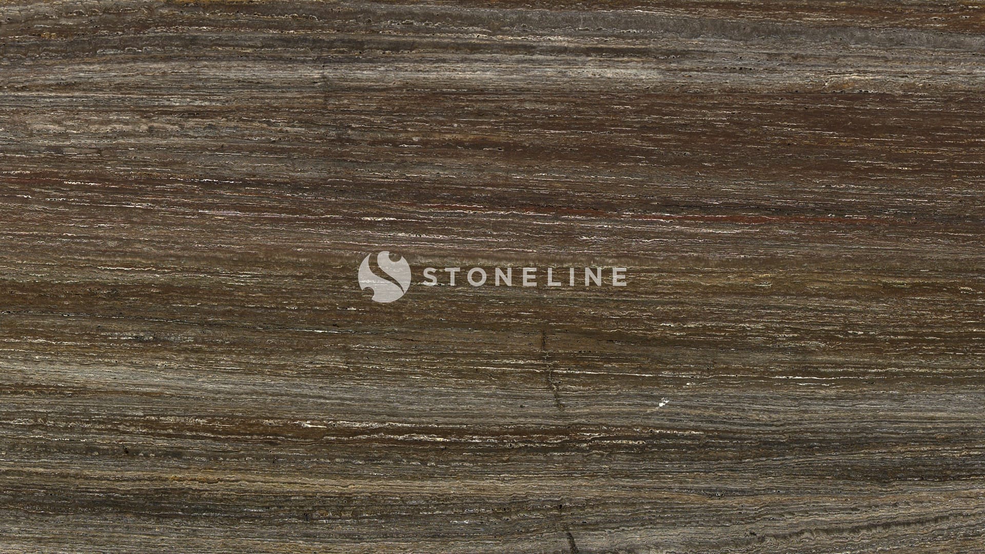 Brown textured marble surface with horizontal veins.