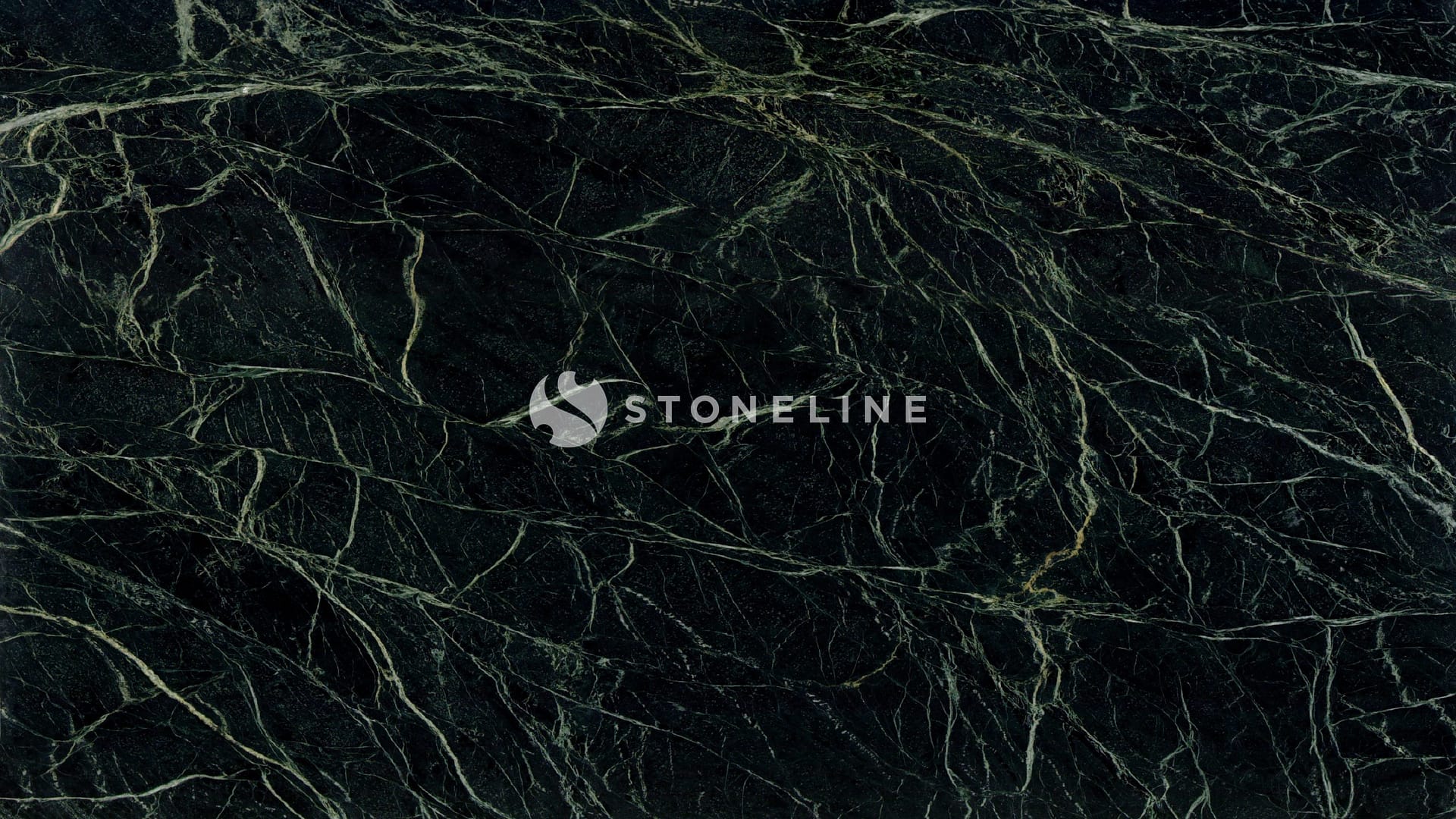Dark marble texture with white veins.