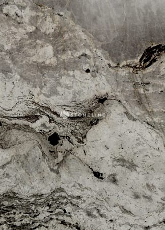 Close-up of textured gray stone slab surface.