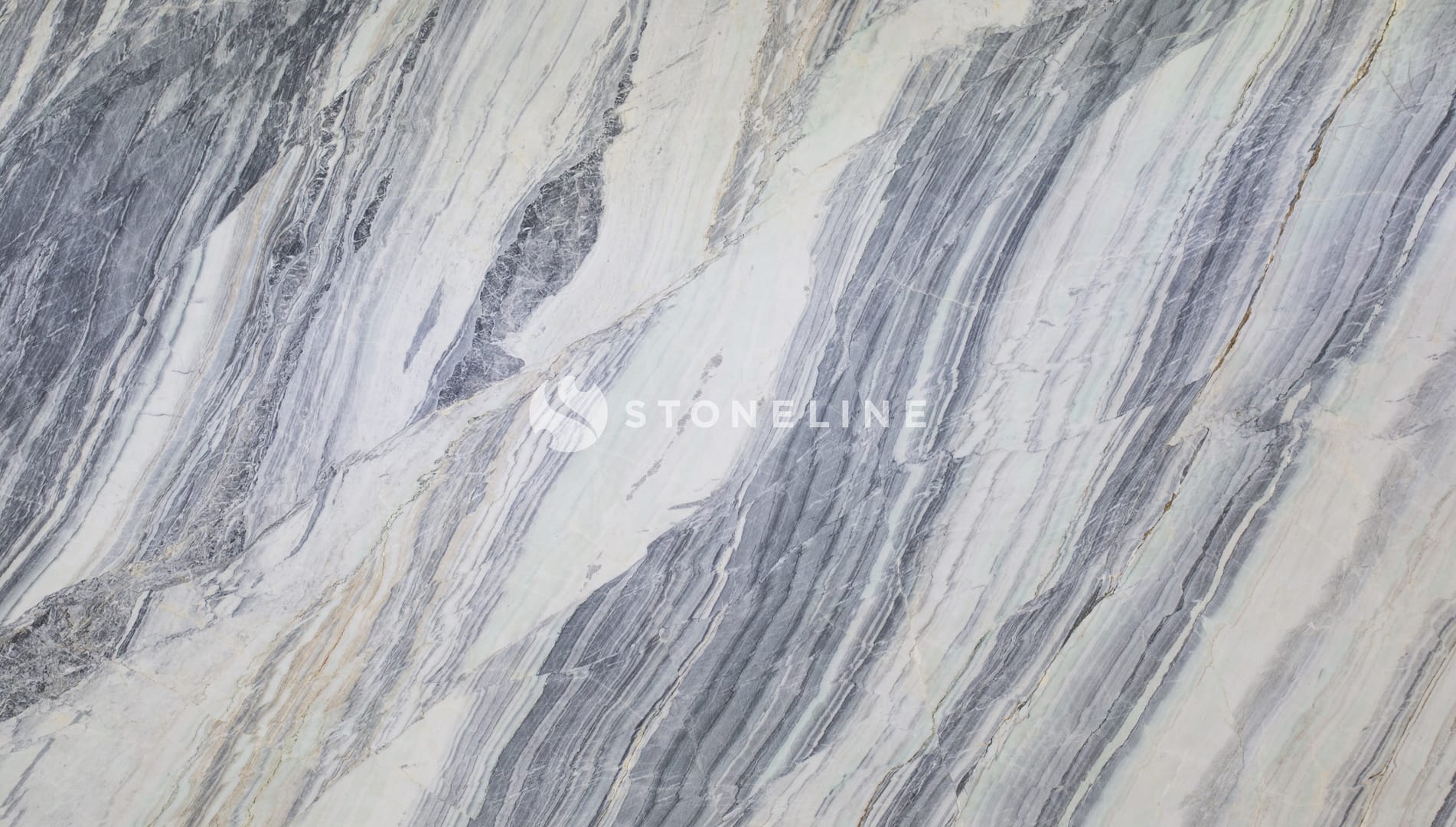 Close-up of gray and white marble texture