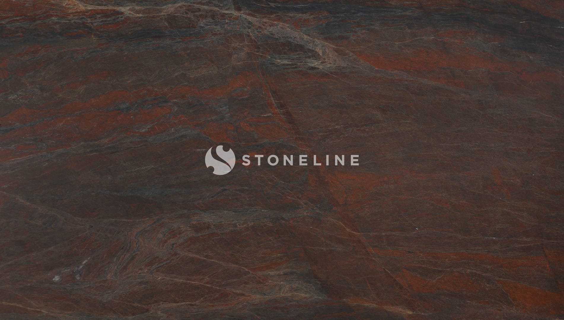 Close-up of brown and red marble texture.