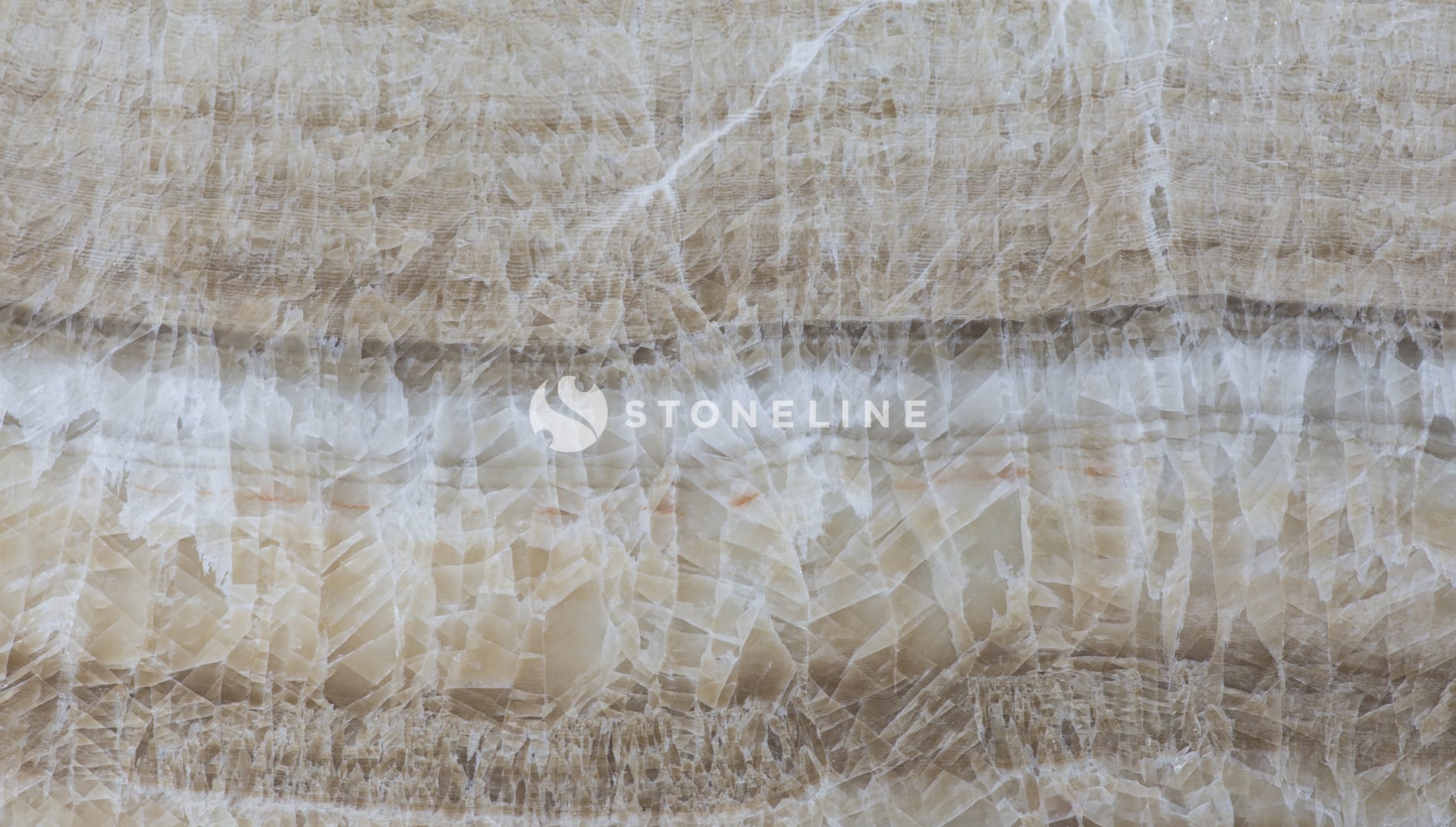 Close-up of beige onyx marble texture.