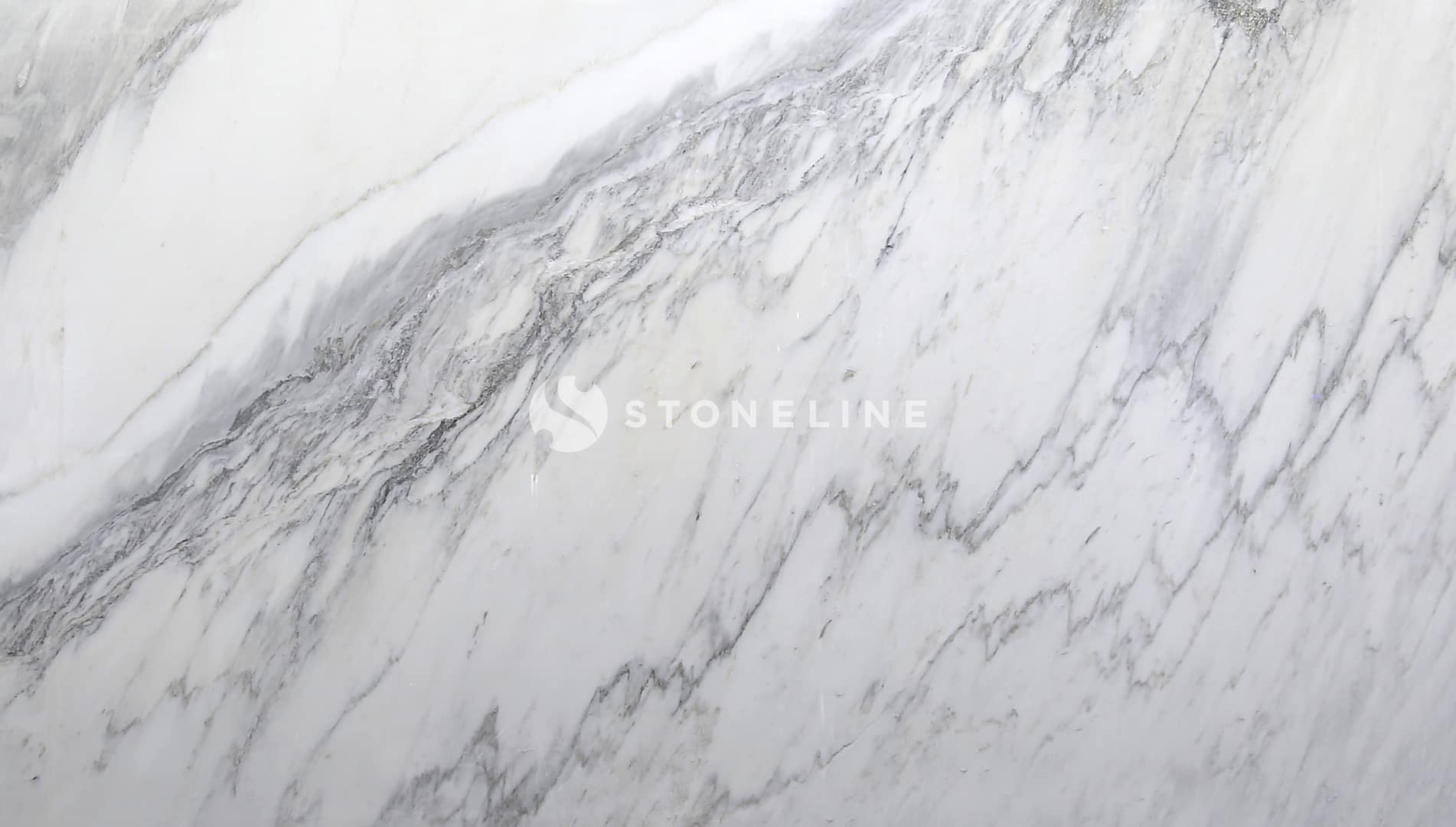 White marble with gray veins texture.