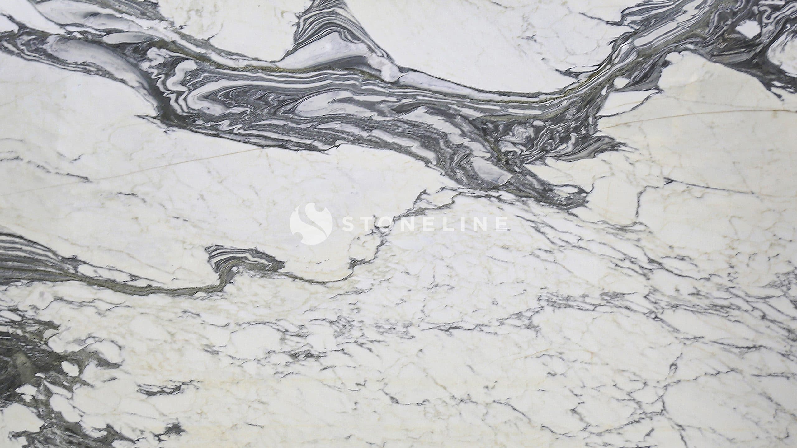 Marble texture with gray and white veins