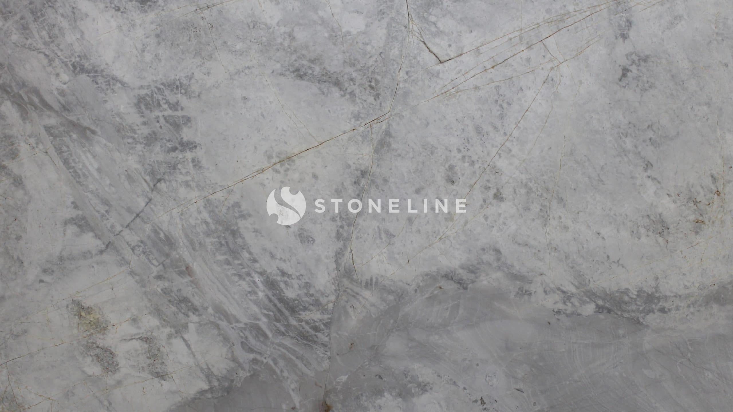 Close-up of gray marble texture with veins