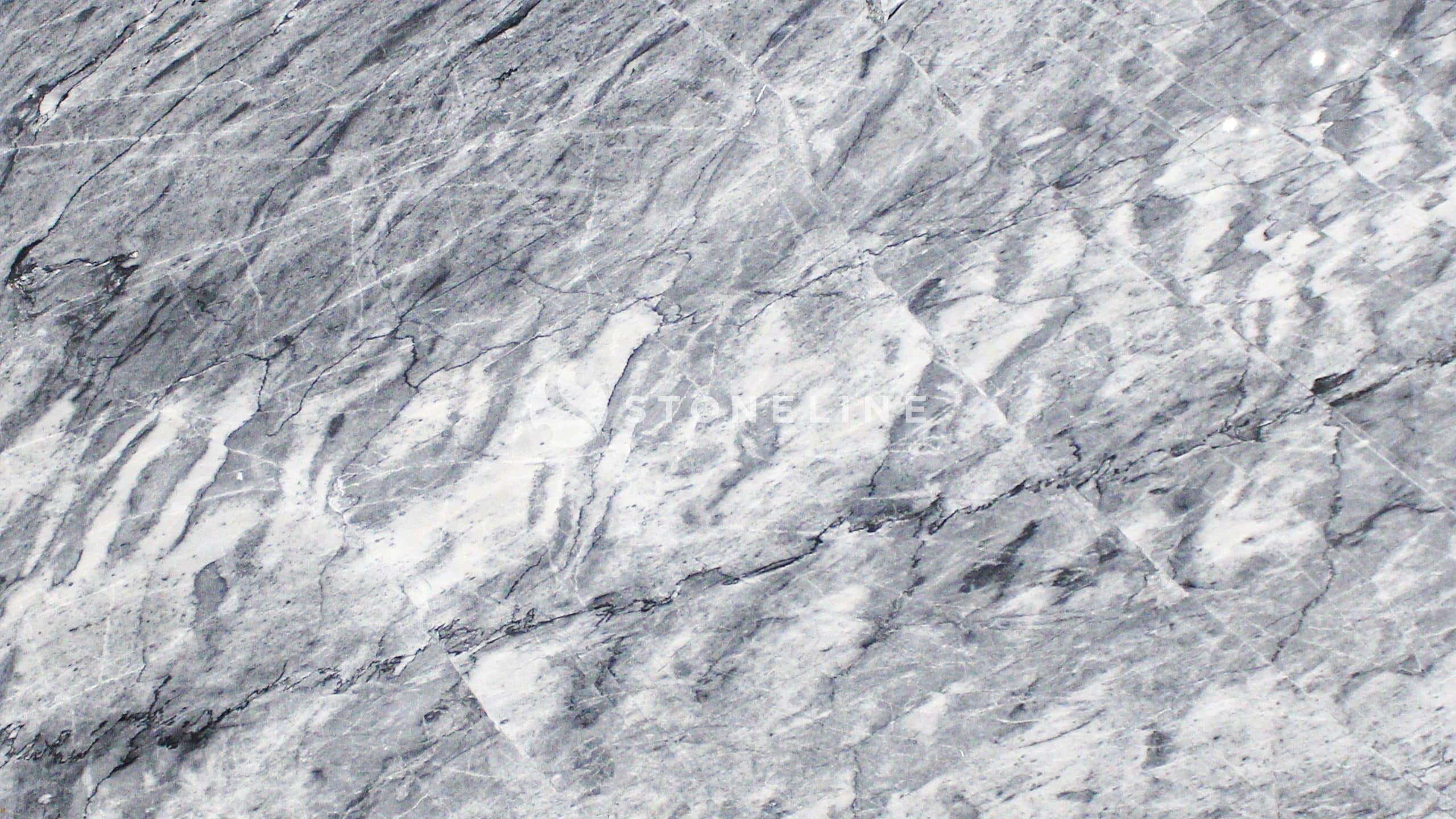 Gray marble texture with natural patterns