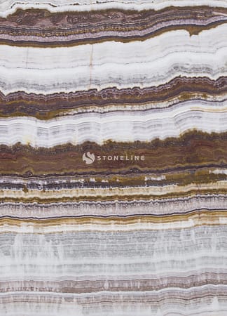 Close-up view of textured stone layers