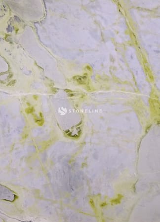 Green and white marble texture with veins