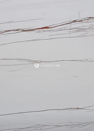 White marble texture with brown veins