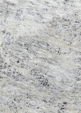 Close-up of gray marble texture with dark veins