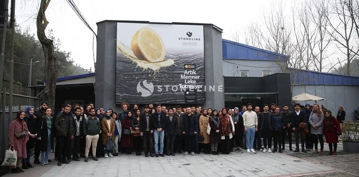 Stoneline Hosted the Students of the Architecture Department of Fatih Sultan Mehmet Foundation University