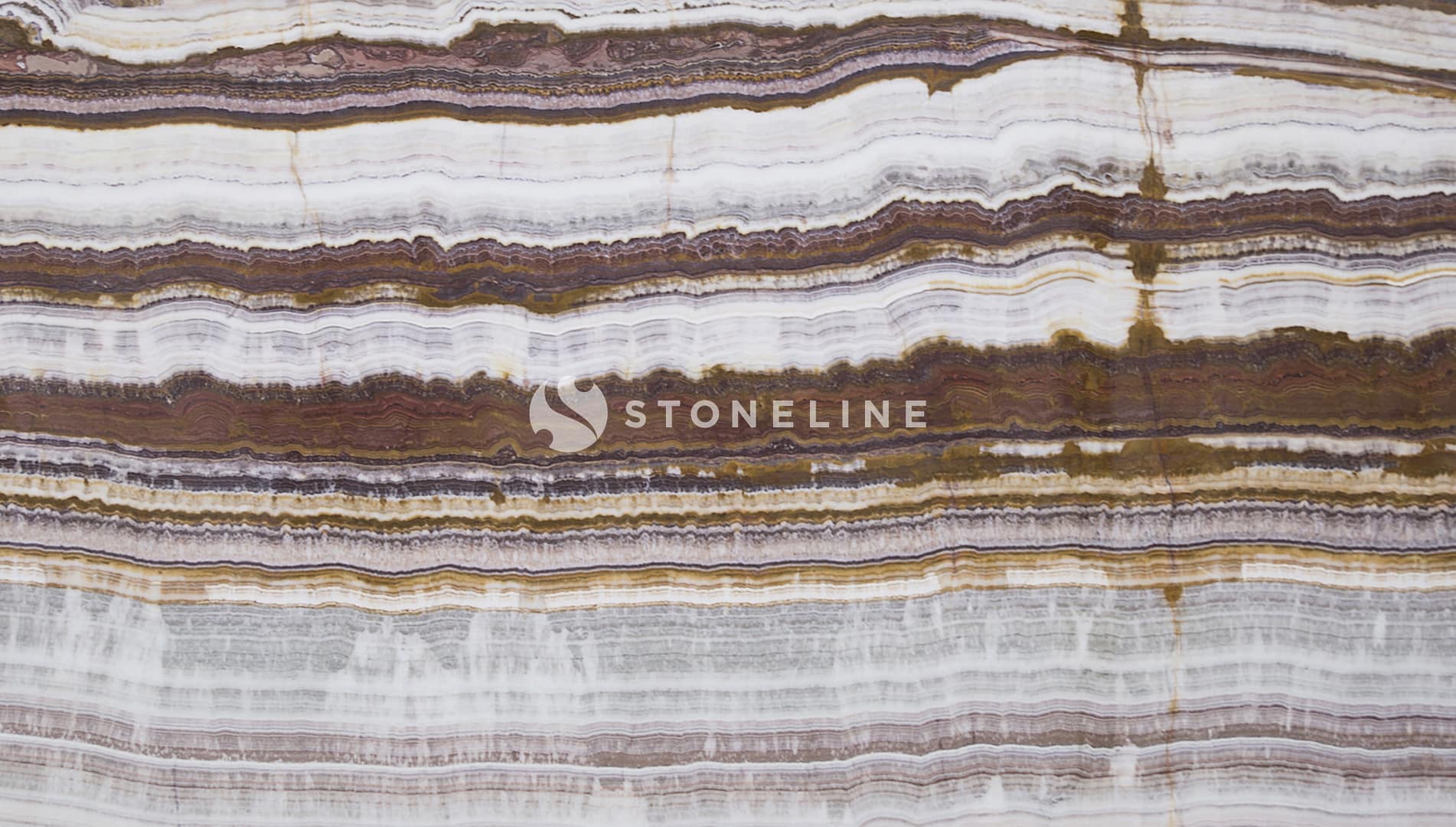 Close-up view of textured stone layers