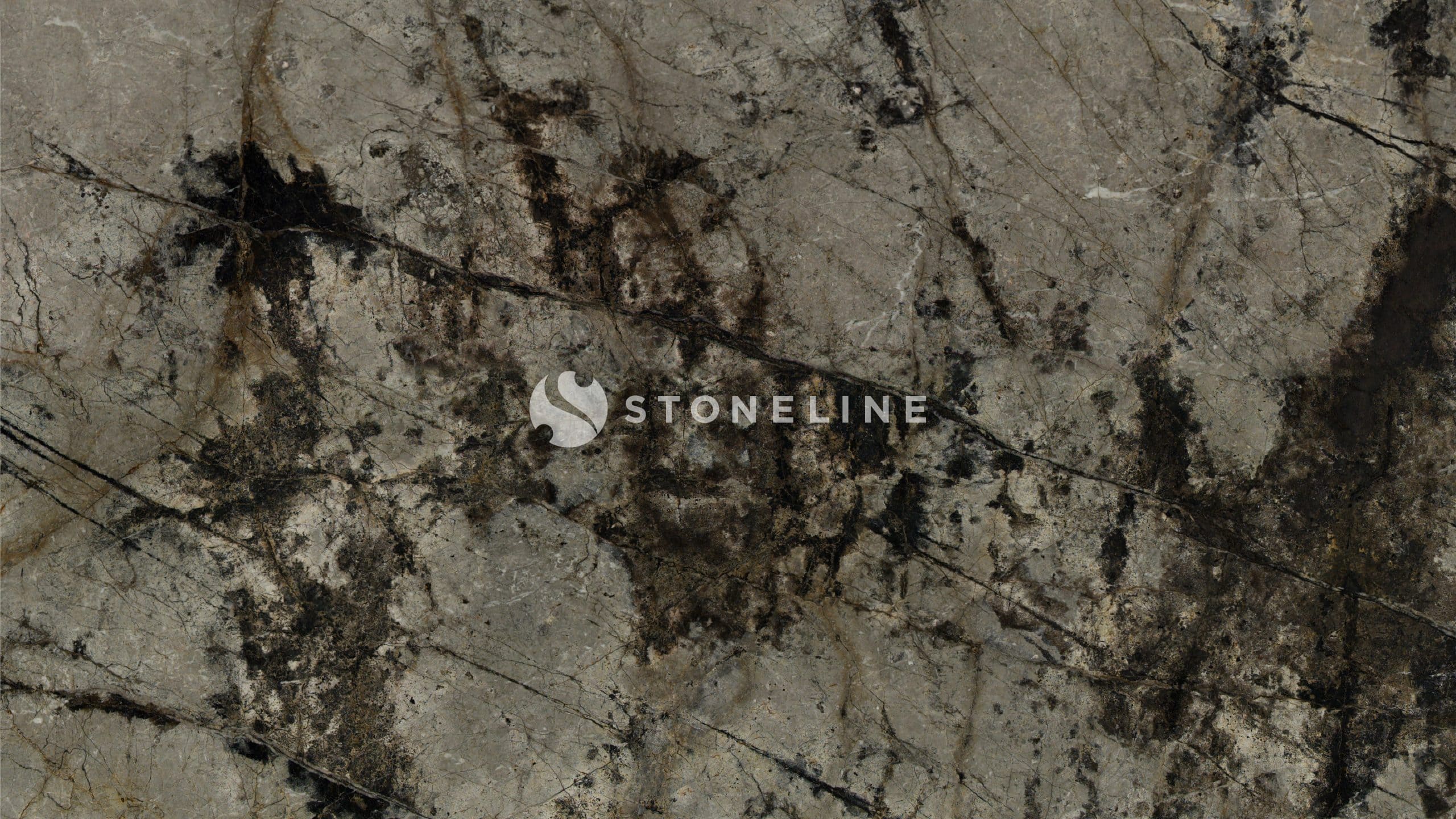 Close-up of textured, dark marble surface.