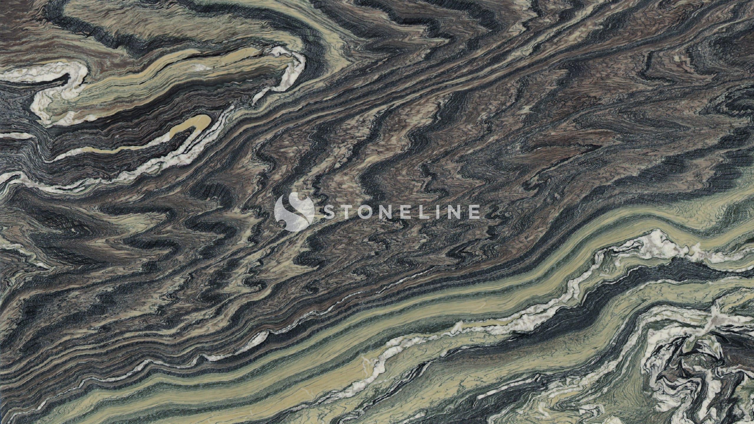 Abstract marbled pattern with earthy tones and textures.