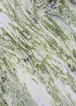 Green and white marble texture background.