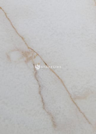 Close-up of white marble texture with veins