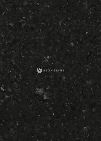 Closeup of black granite texture surface.