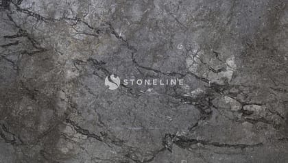 Gray marble texture with dark veins.